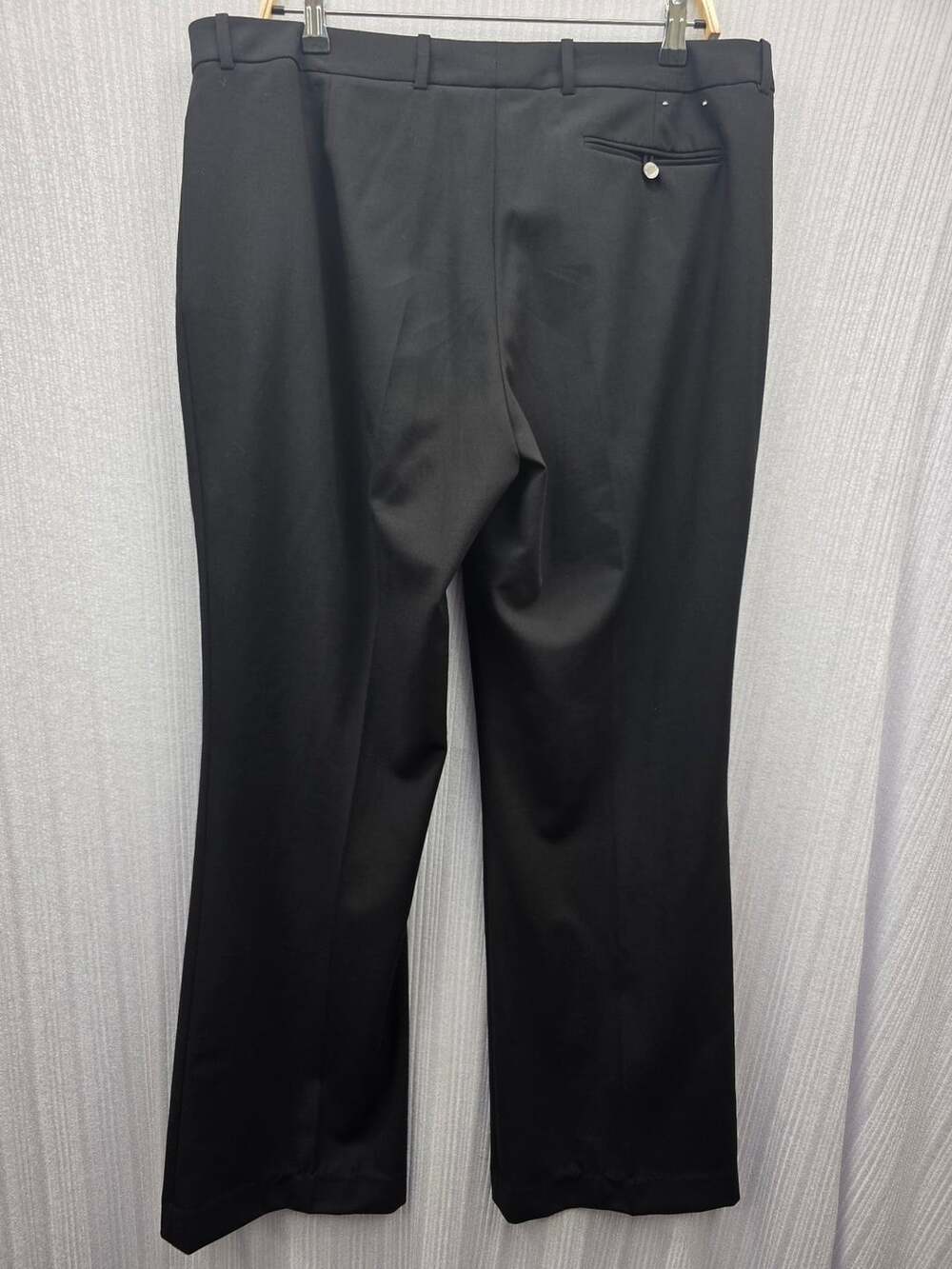 Calvin Klein Modern Fit Black Wool Blend Dress Pants Size 14